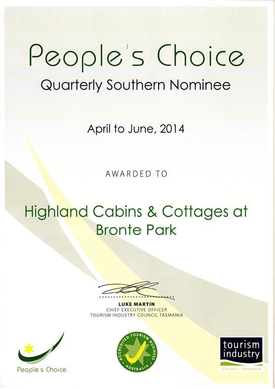 Highland Cabins And Cottages At Bronte Park Eksteriør bilde